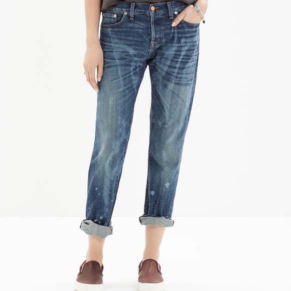 Madewell Denim - MADEWELL rivet & thread Selvedge Boyfriend Jean